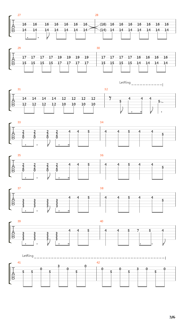 Translating The Name吉他谱