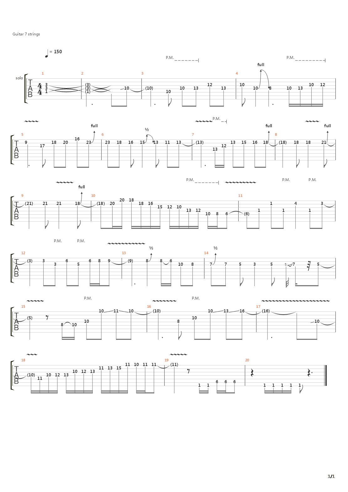 Domination Agenda吉他谱