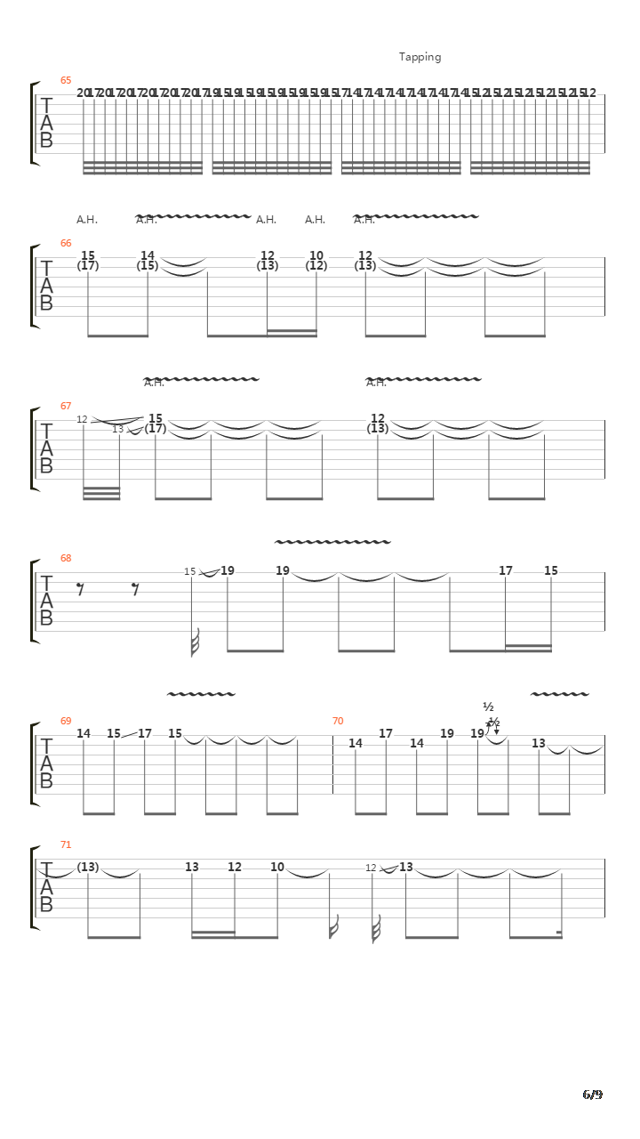 Morphogenesis吉他谱