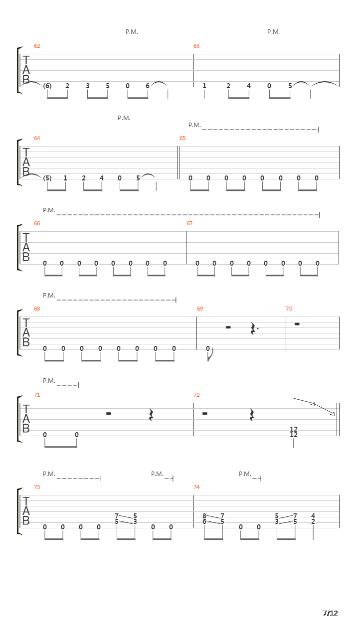 Pitch Black Progress吉他谱