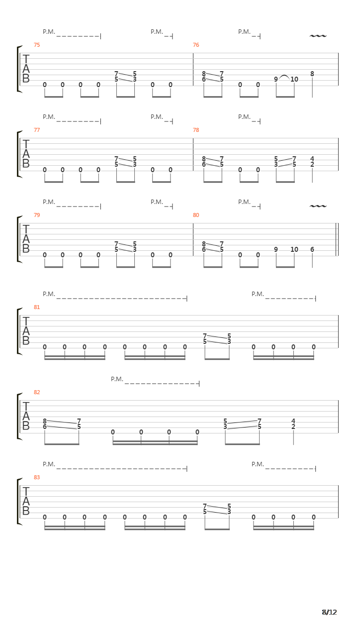 Pitch Black Progress吉他谱