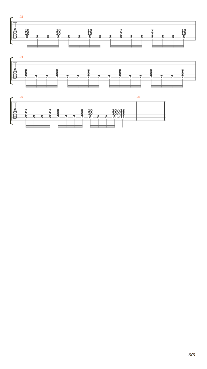 The Iconoclast吉他谱