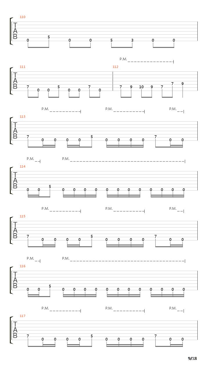 Timewave Zero吉他谱