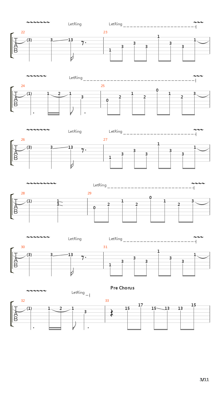 Never Leave吉他谱