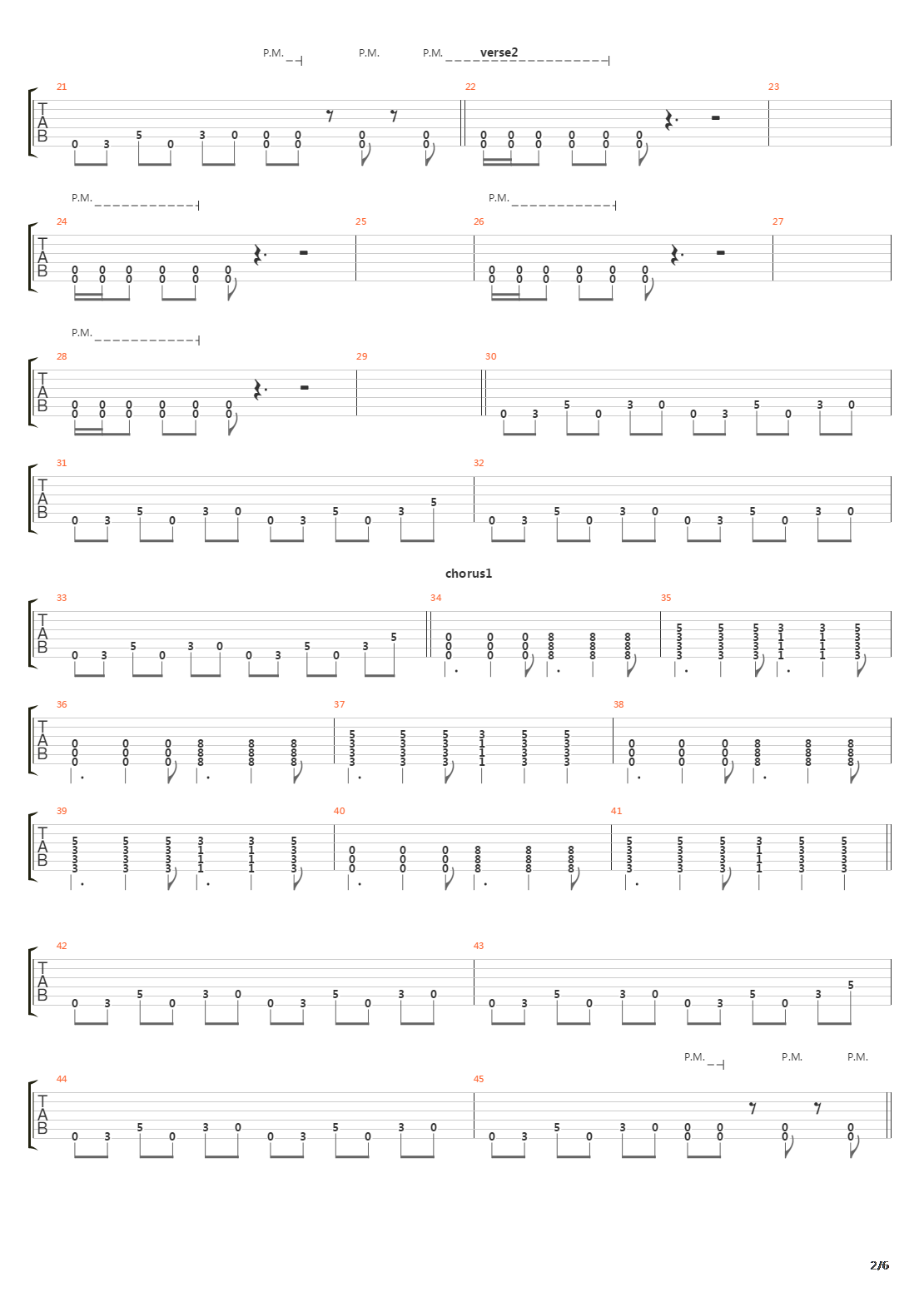 Simplest Mistake吉他谱