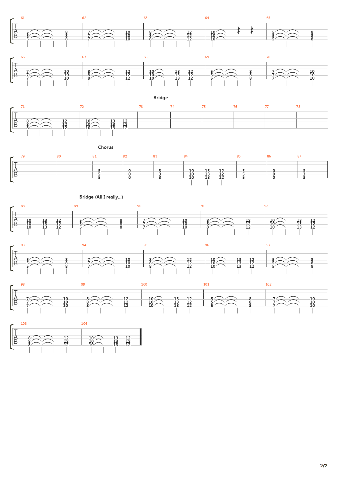 Words As Weapons吉他谱