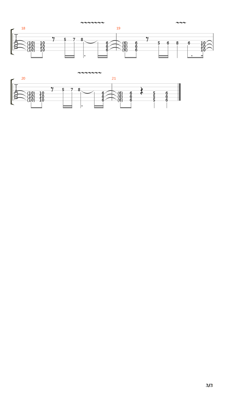 Irony Of Dying On Your Birthday吉他谱