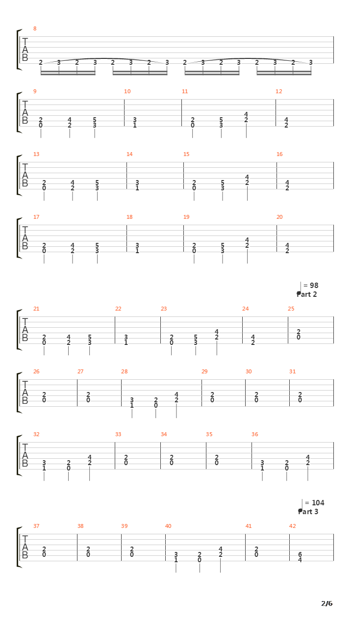 Descending Curtain Of Death吉他谱