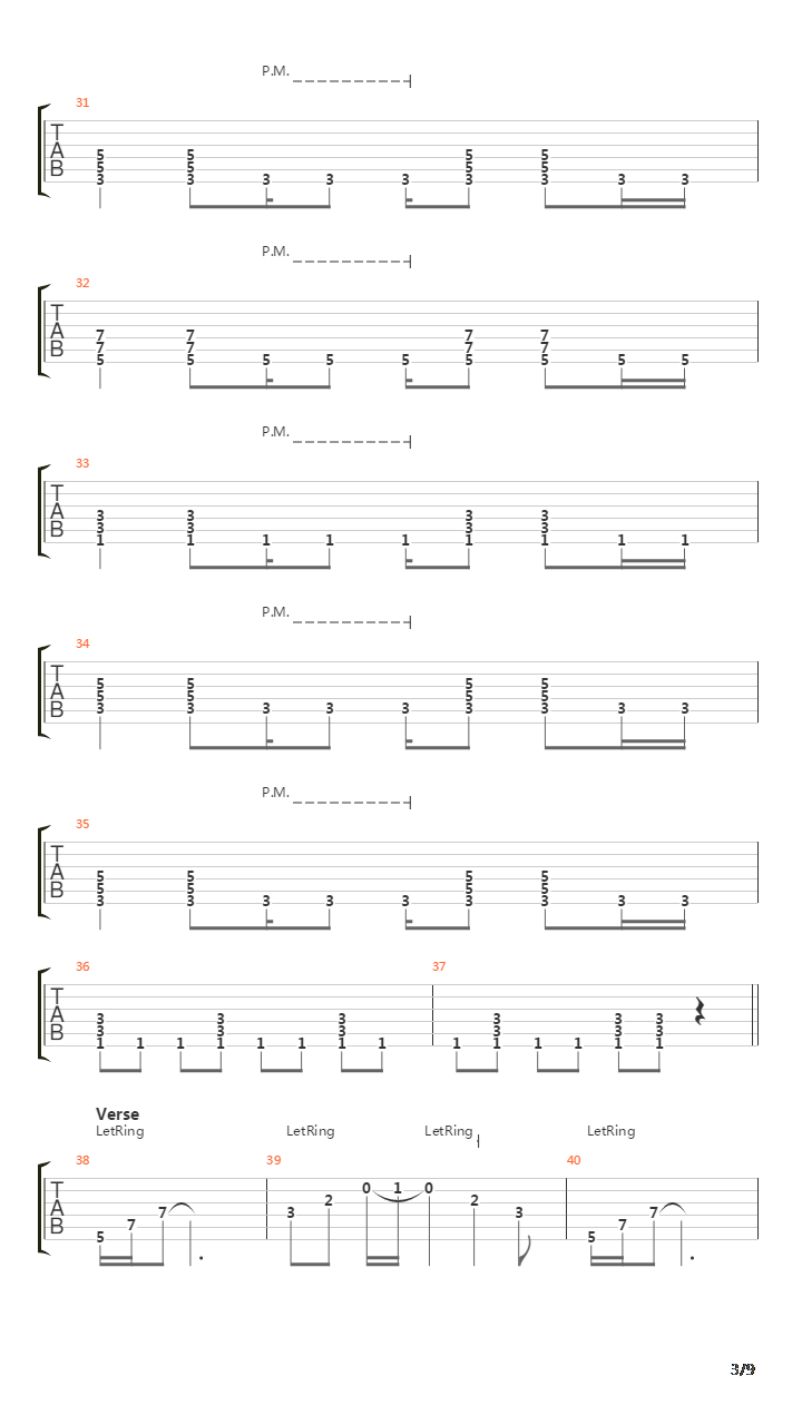 Lower The Flags吉他谱