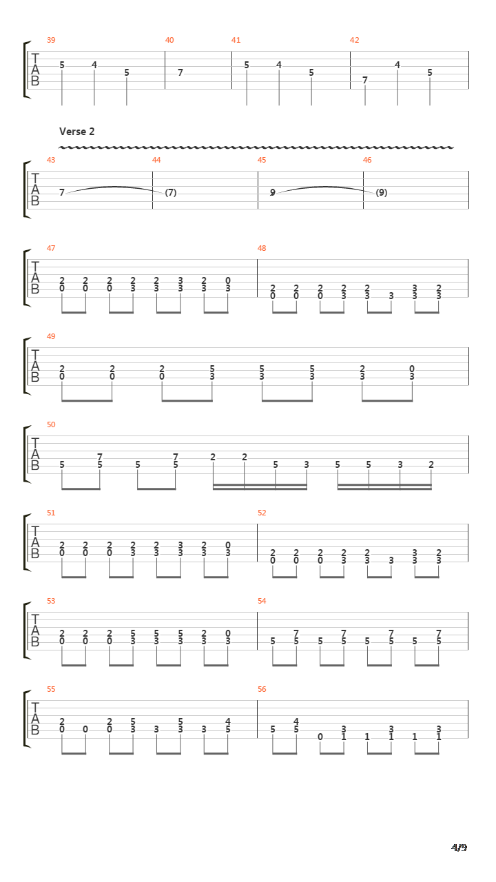 Noose吉他谱