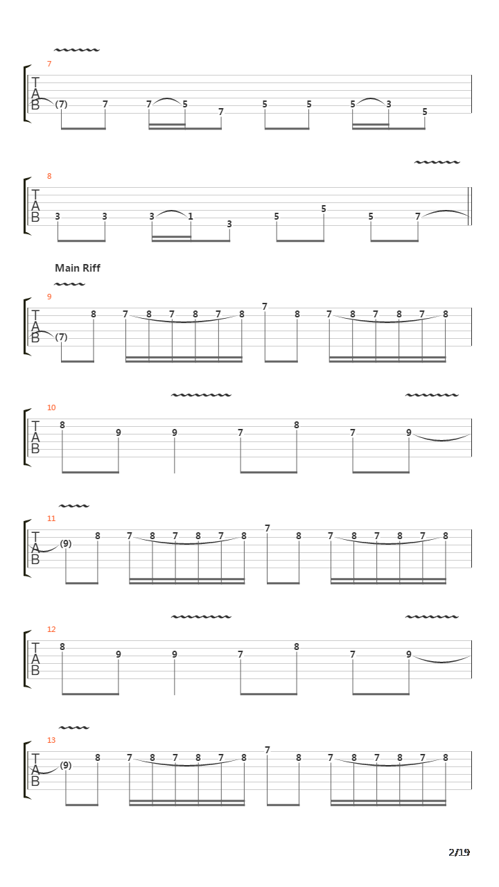 The Trooper吉他谱