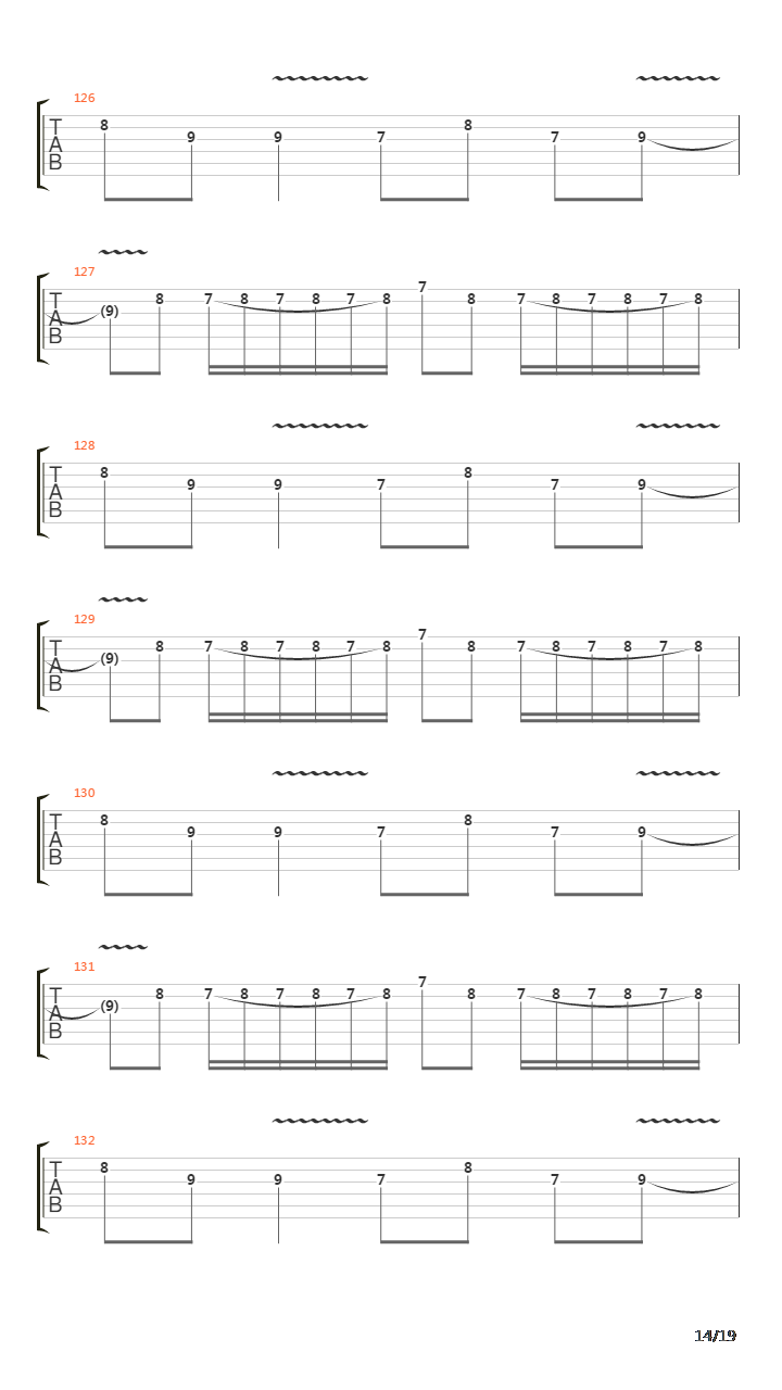 The Trooper吉他谱