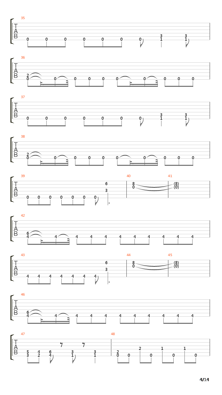 Arise吉他谱