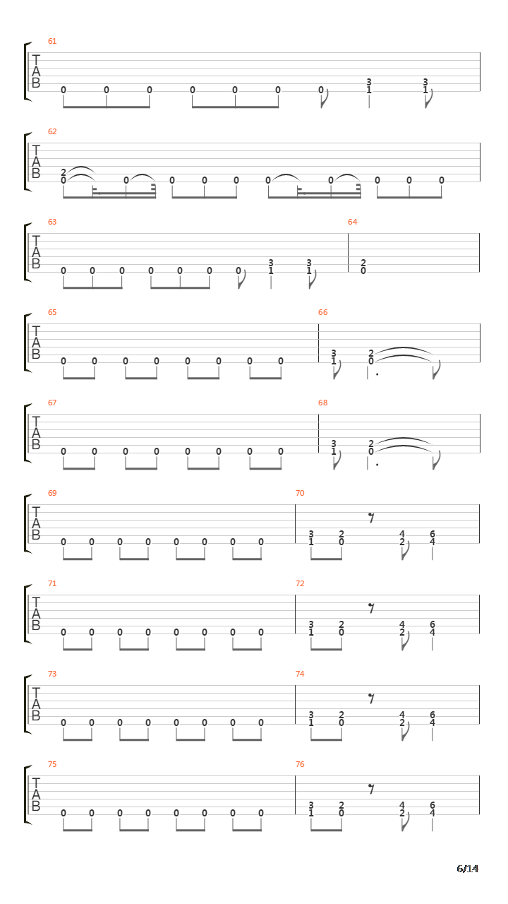 Arise吉他谱