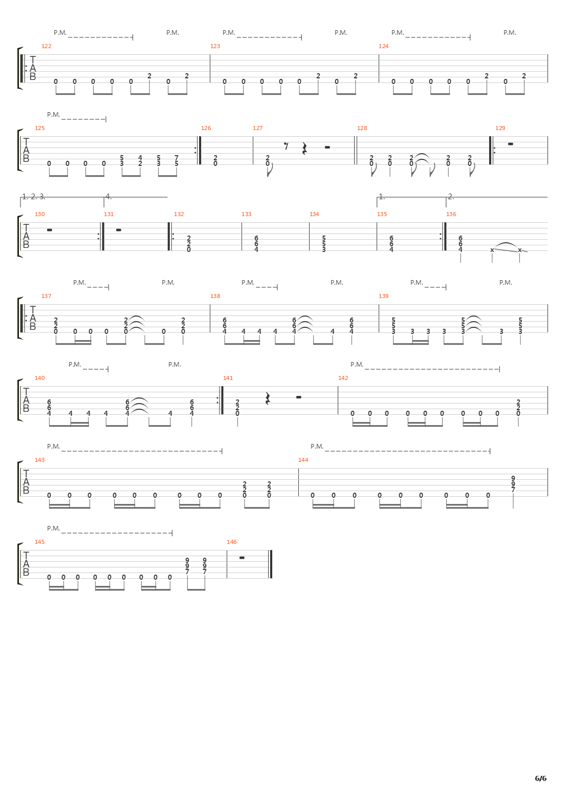 Beneath The Remains吉他谱