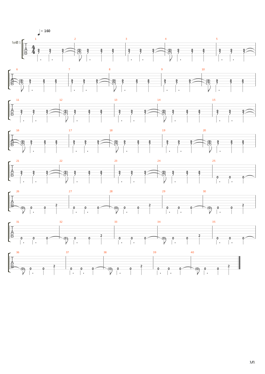 City Of Dis吉他谱