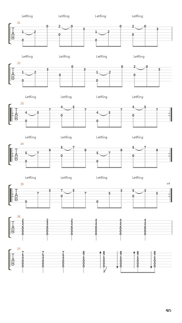Jasco吉他谱