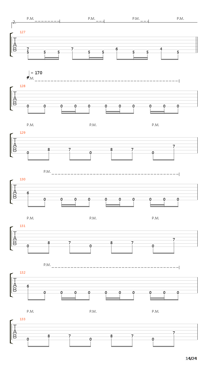 Lobotomy吉他谱