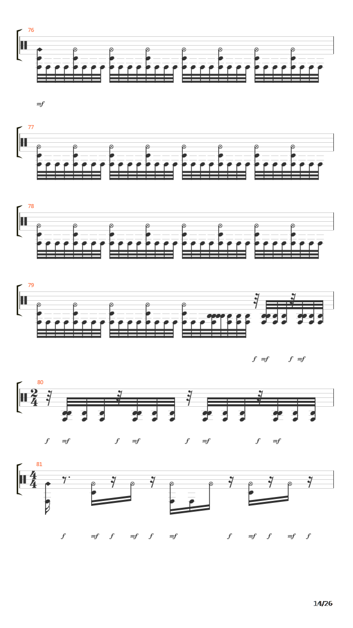 Meaningless Movements吉他谱