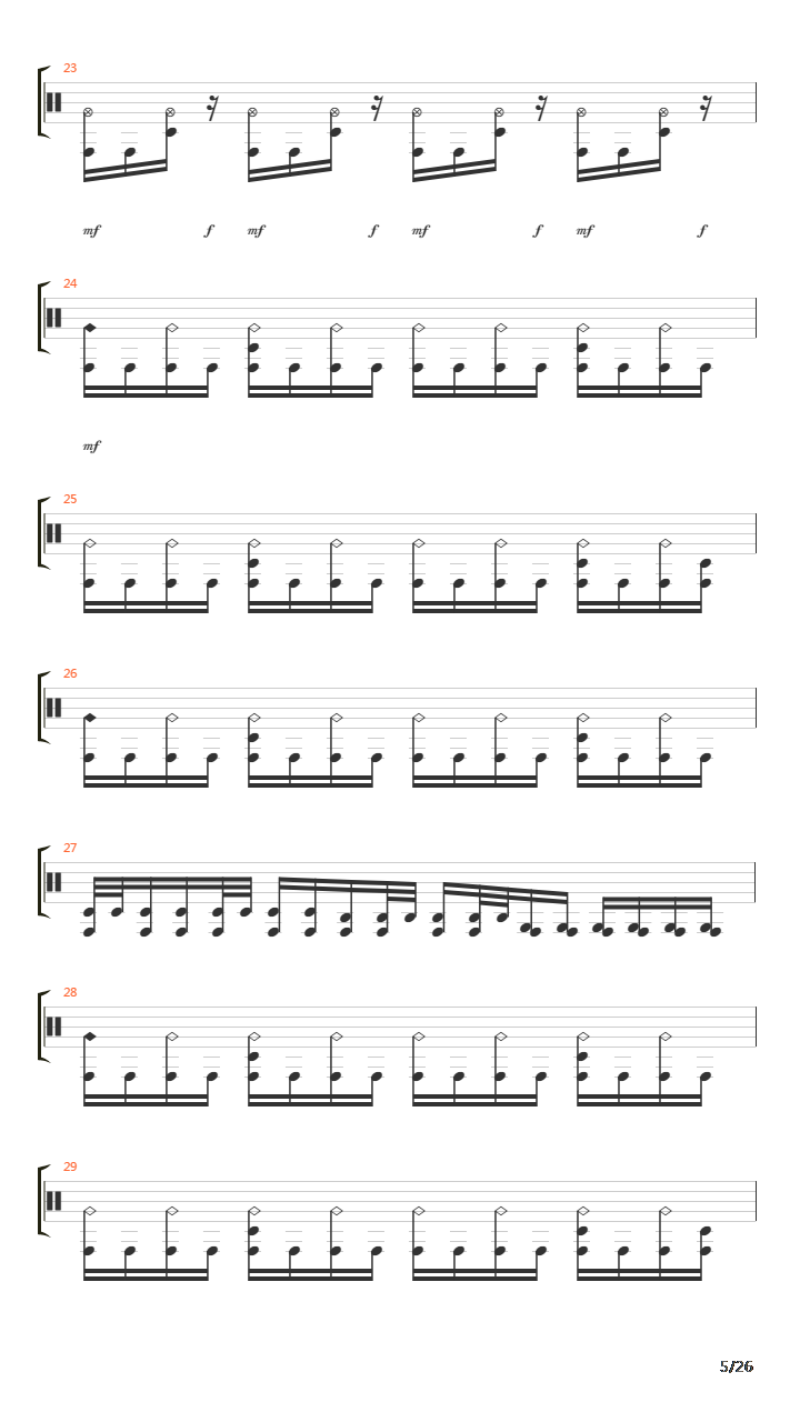 Meaningless Movements吉他谱