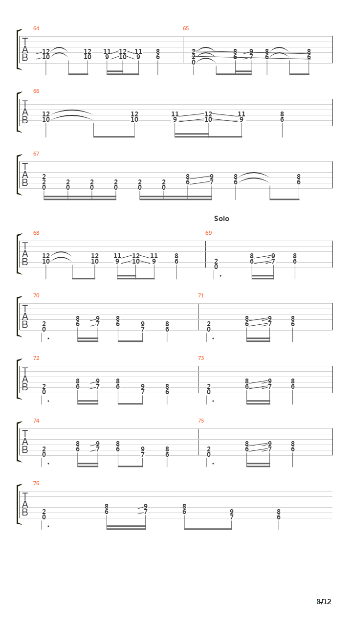 Subtraction吉他谱