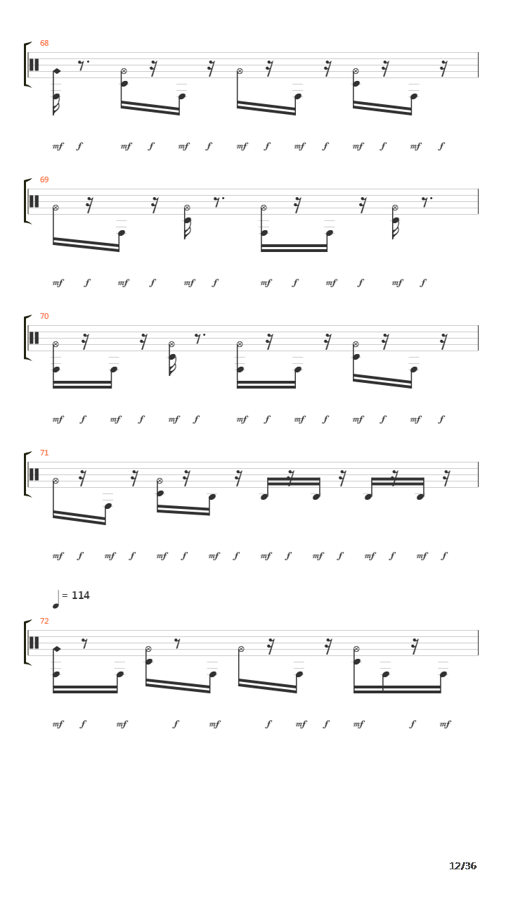 Subtraction吉他谱