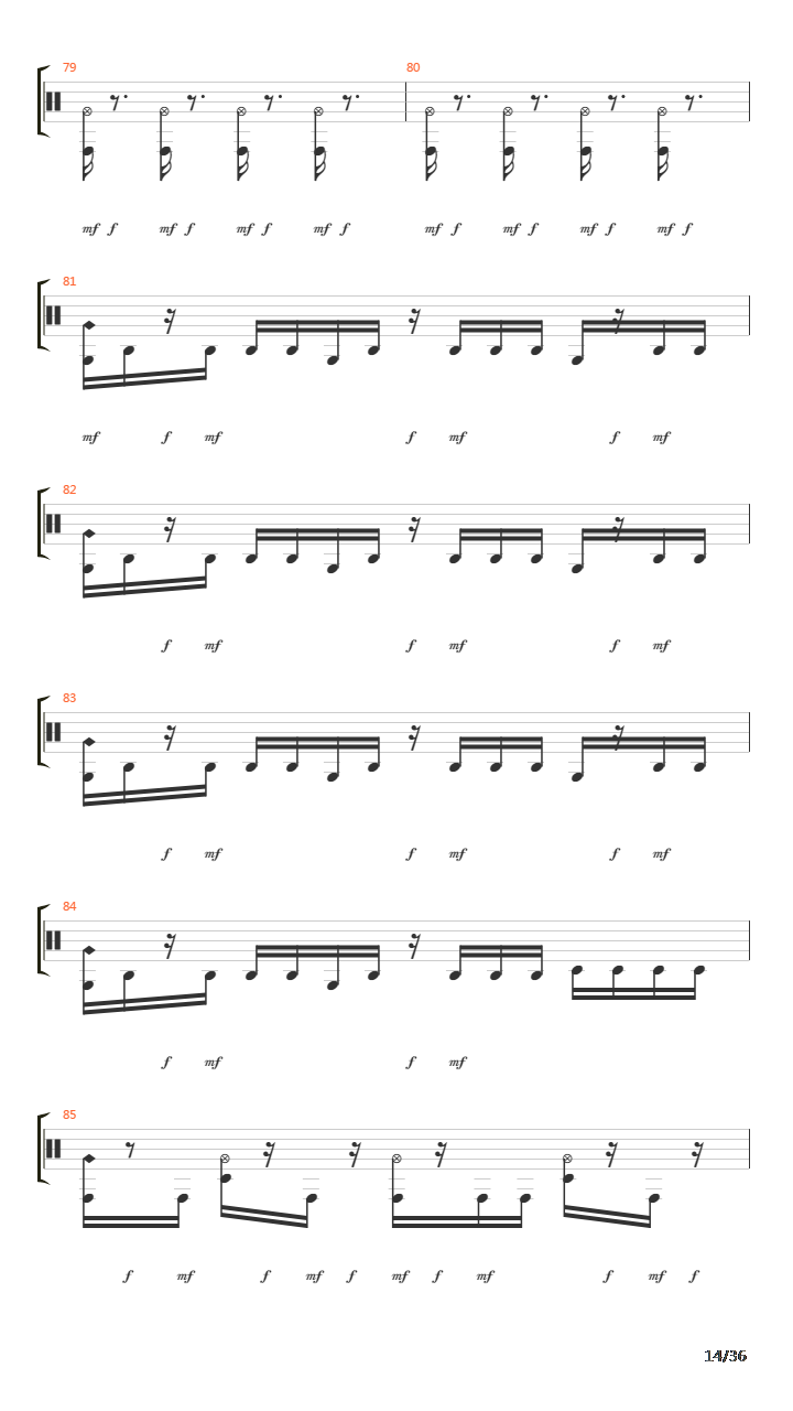 Subtraction吉他谱