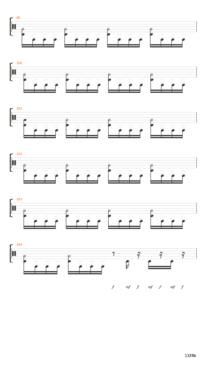 Subtraction吉他谱