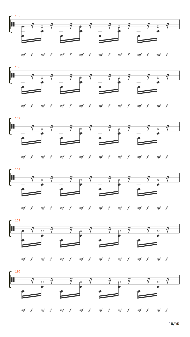 Subtraction吉他谱