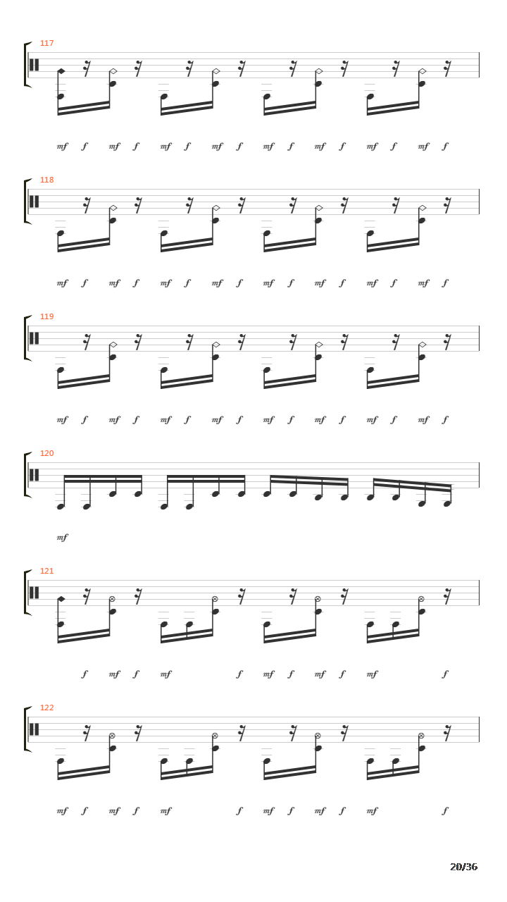 Subtraction吉他谱