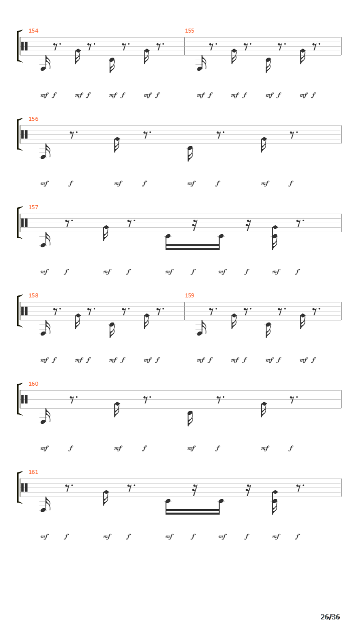 Subtraction吉他谱