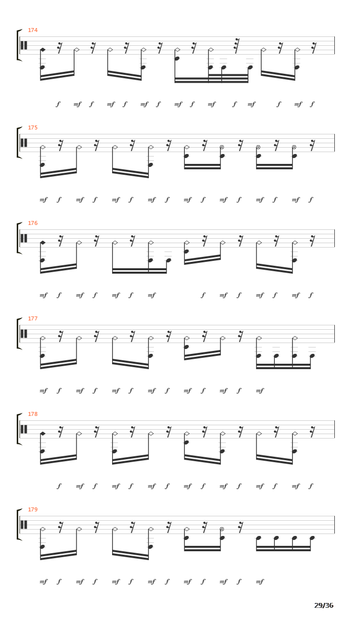 Subtraction吉他谱