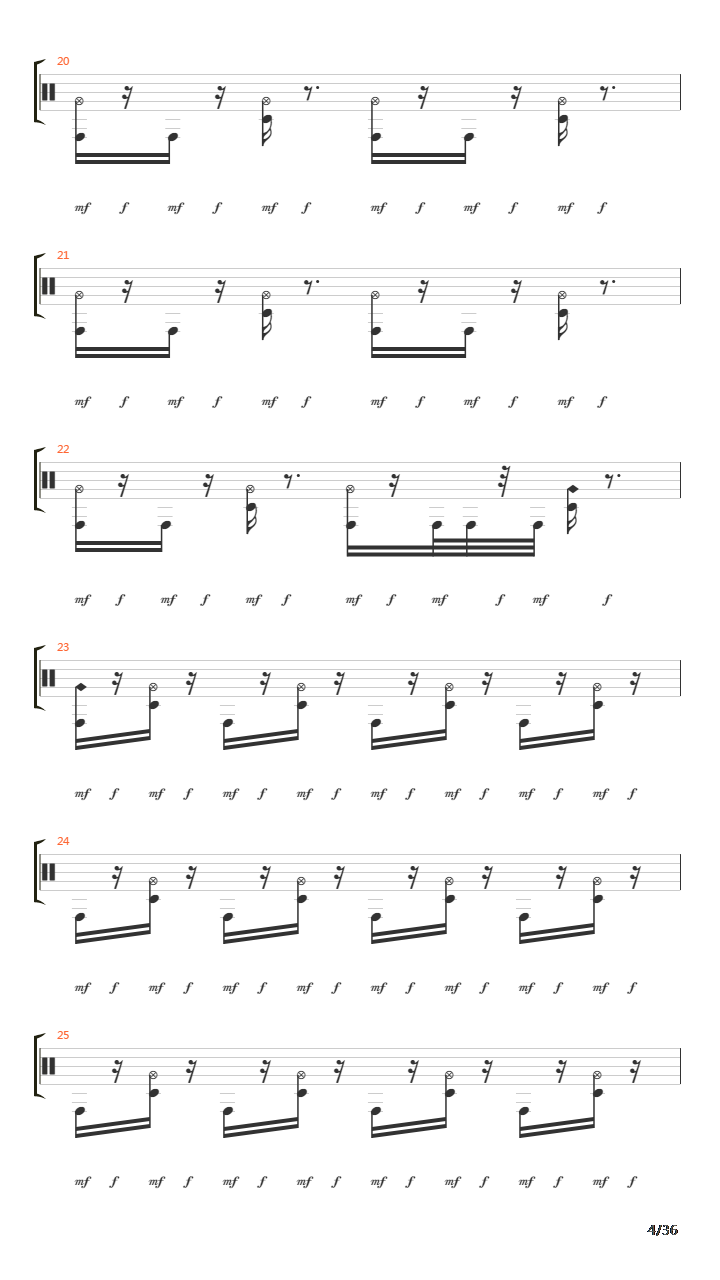 Subtraction吉他谱