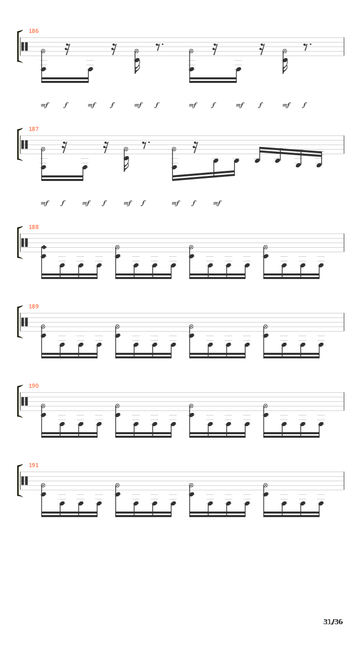 Subtraction吉他谱