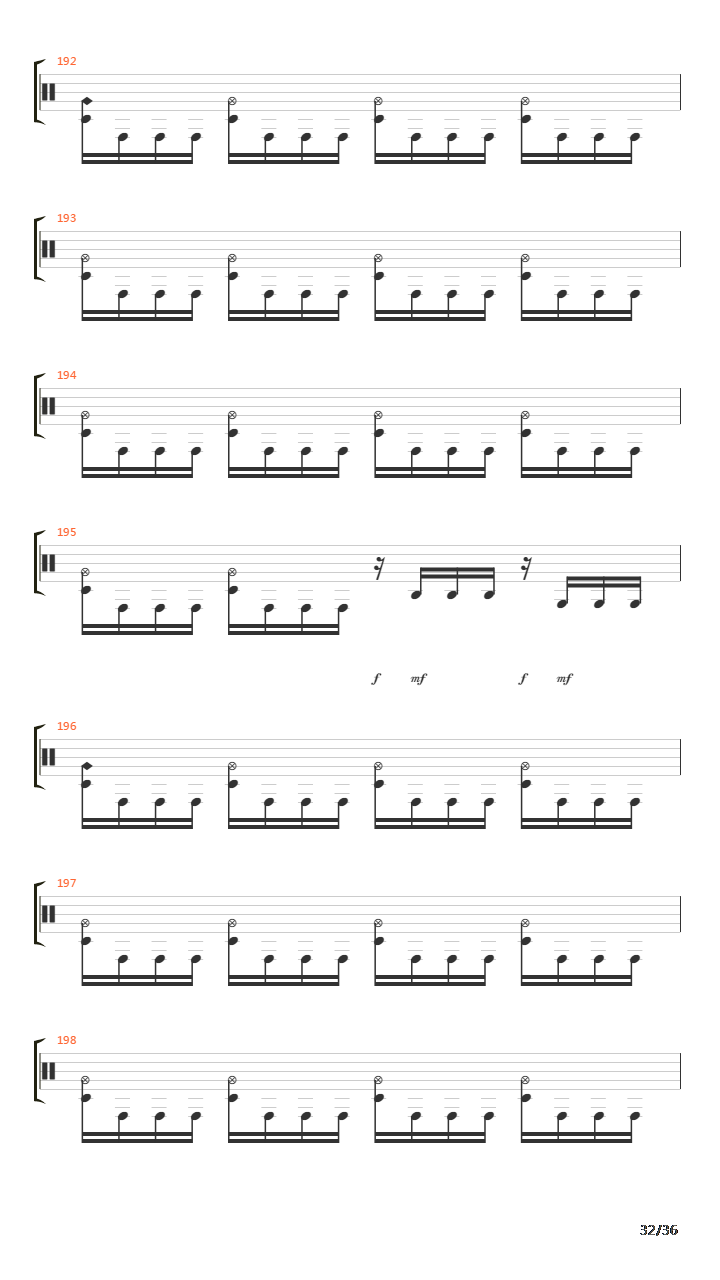 Subtraction吉他谱