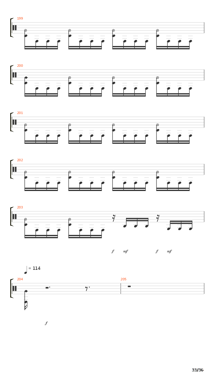 Subtraction吉他谱