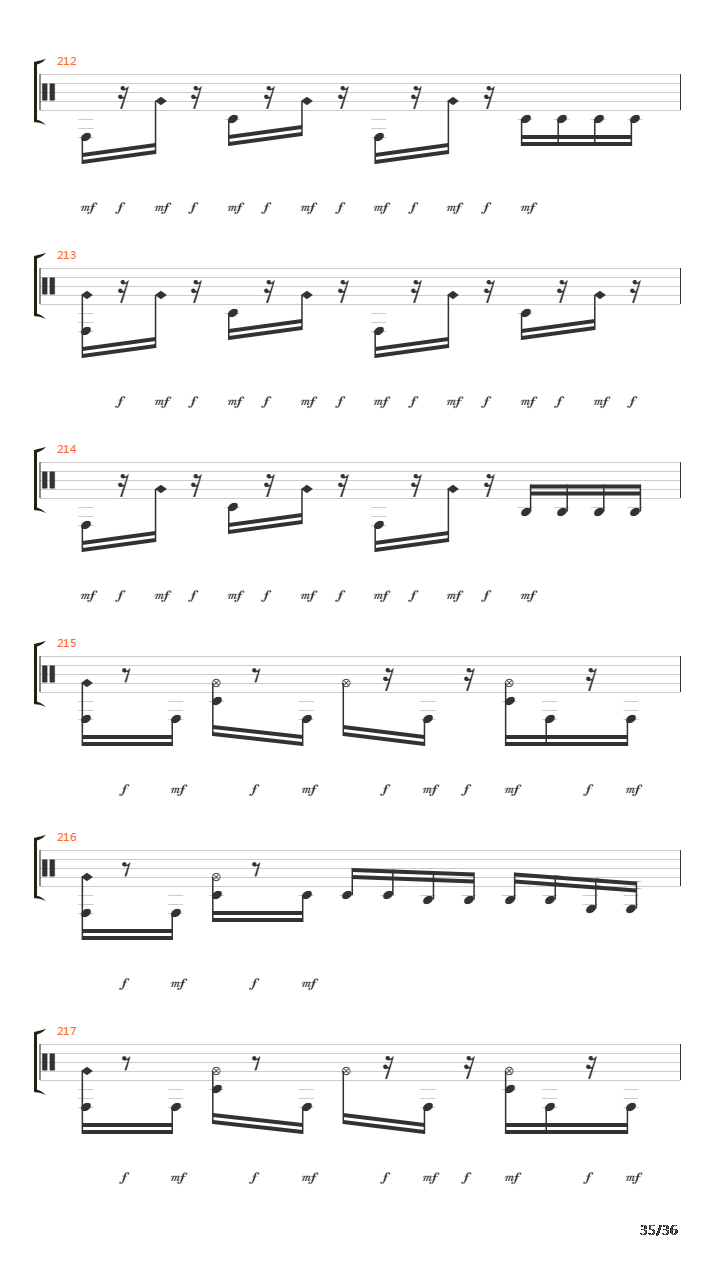 Subtraction吉他谱