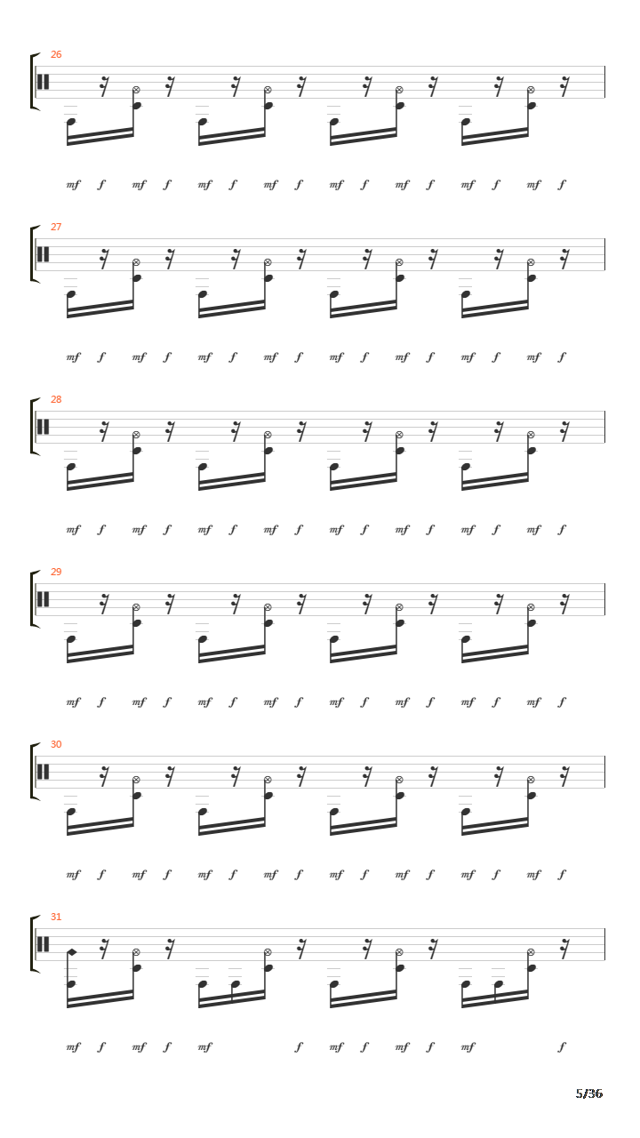 Subtraction吉他谱