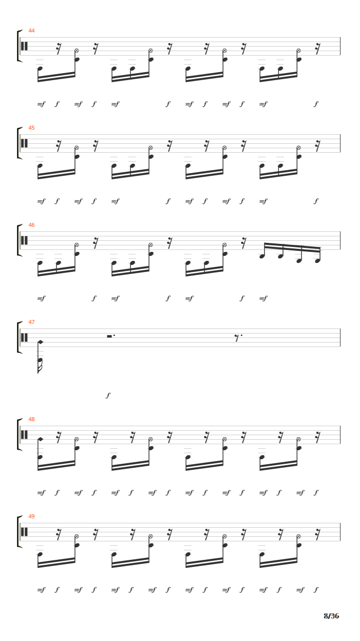 Subtraction吉他谱