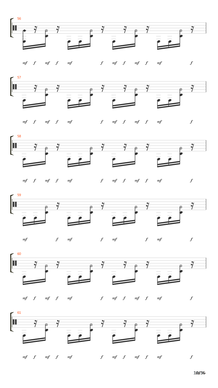 Subtraction吉他谱