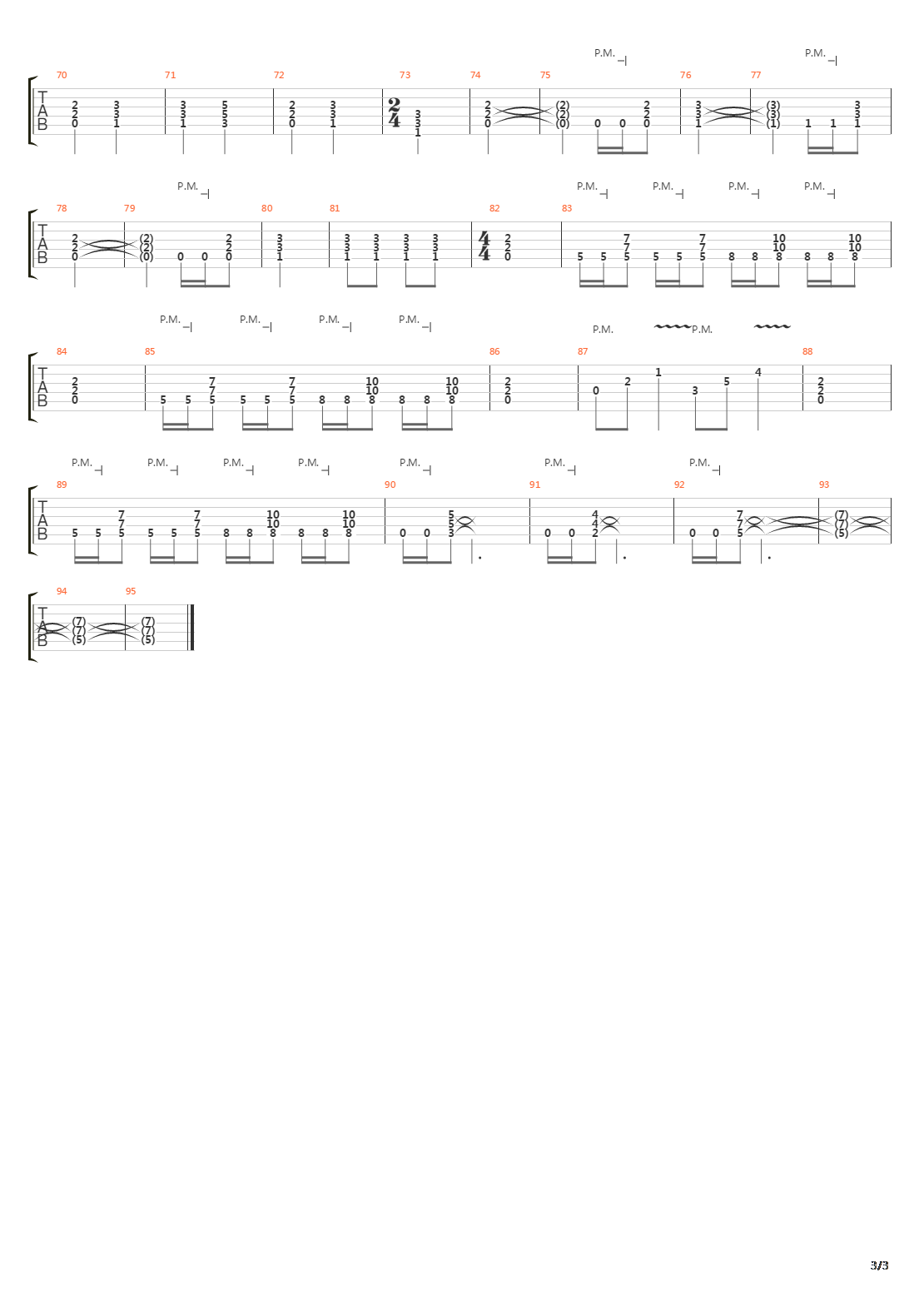 The Hunt吉他谱