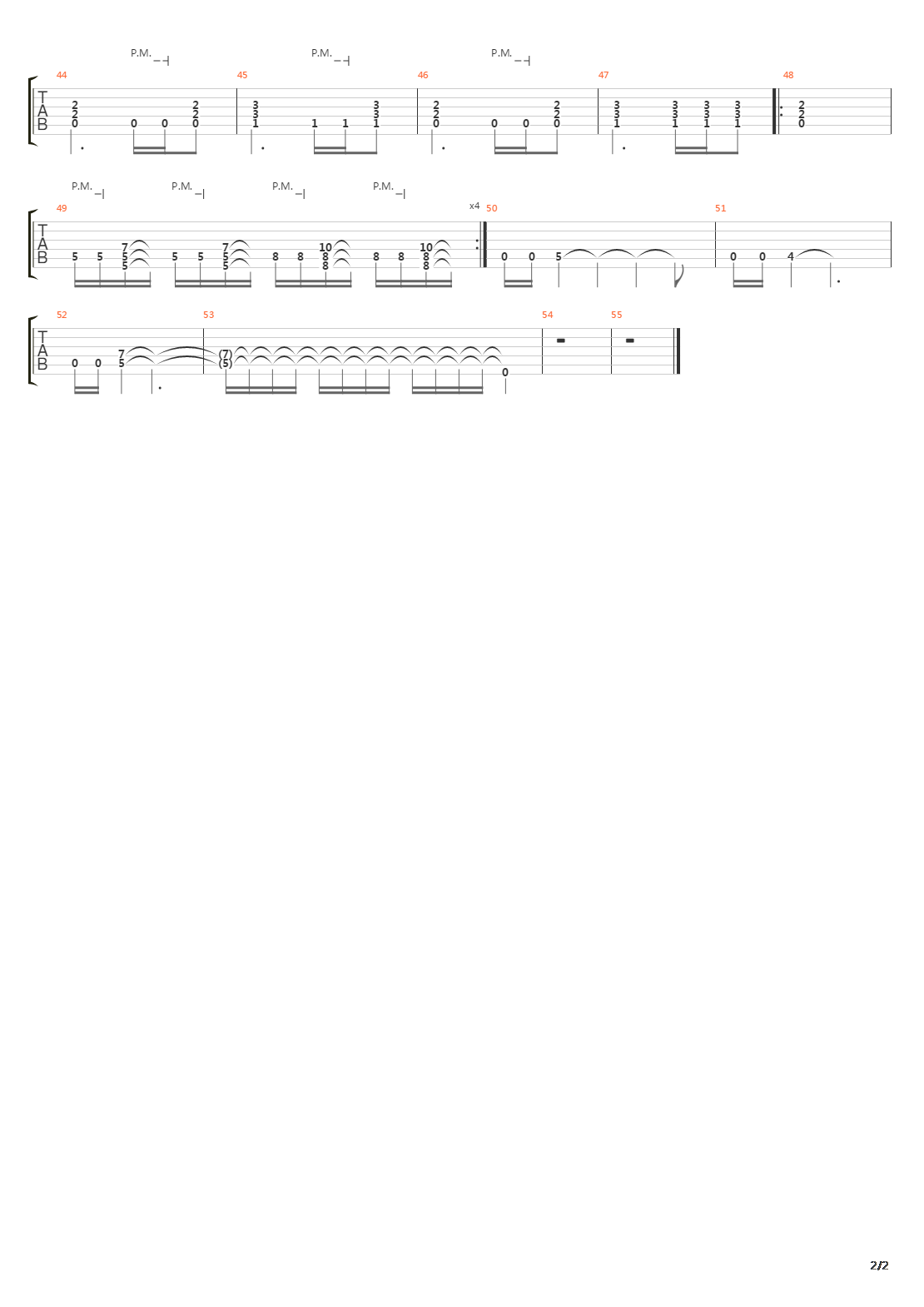 The Hunt吉他谱