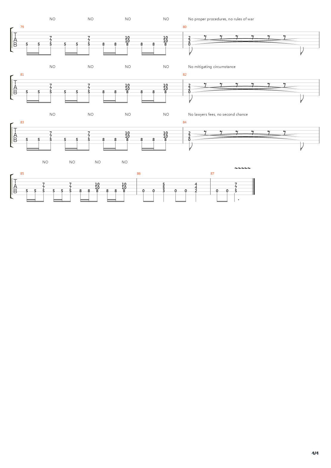 The Hunt吉他谱