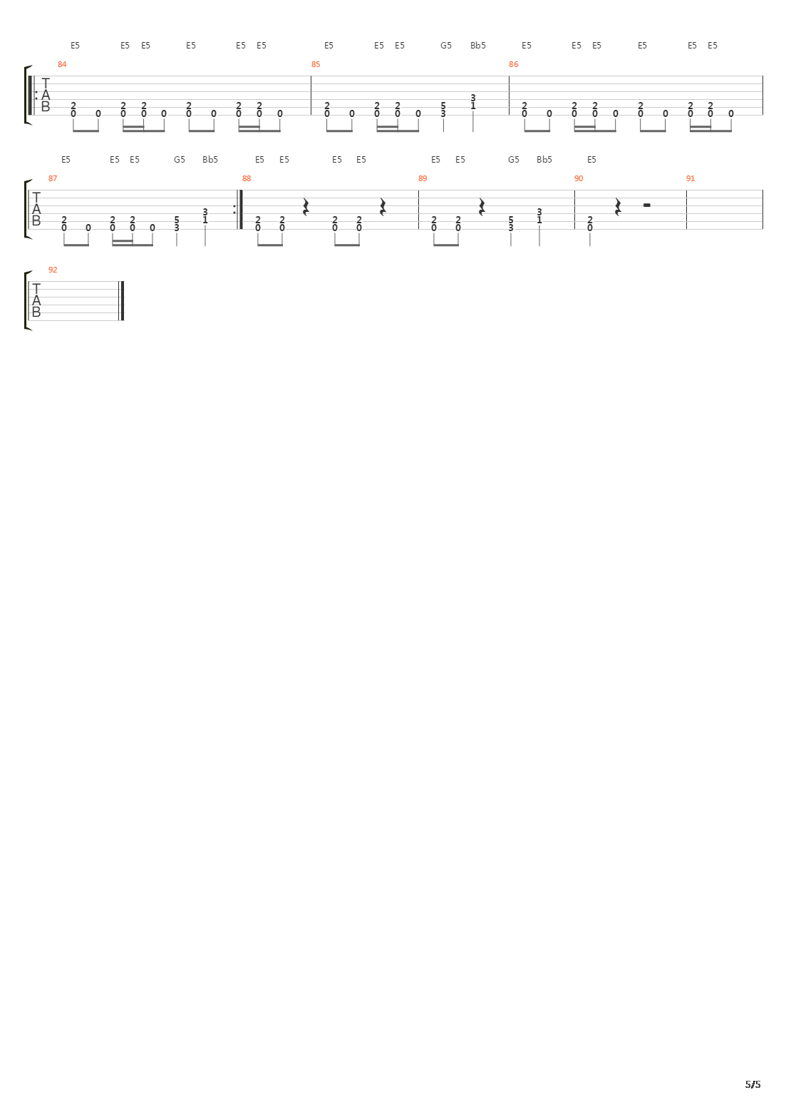 Troops Of Doom吉他谱