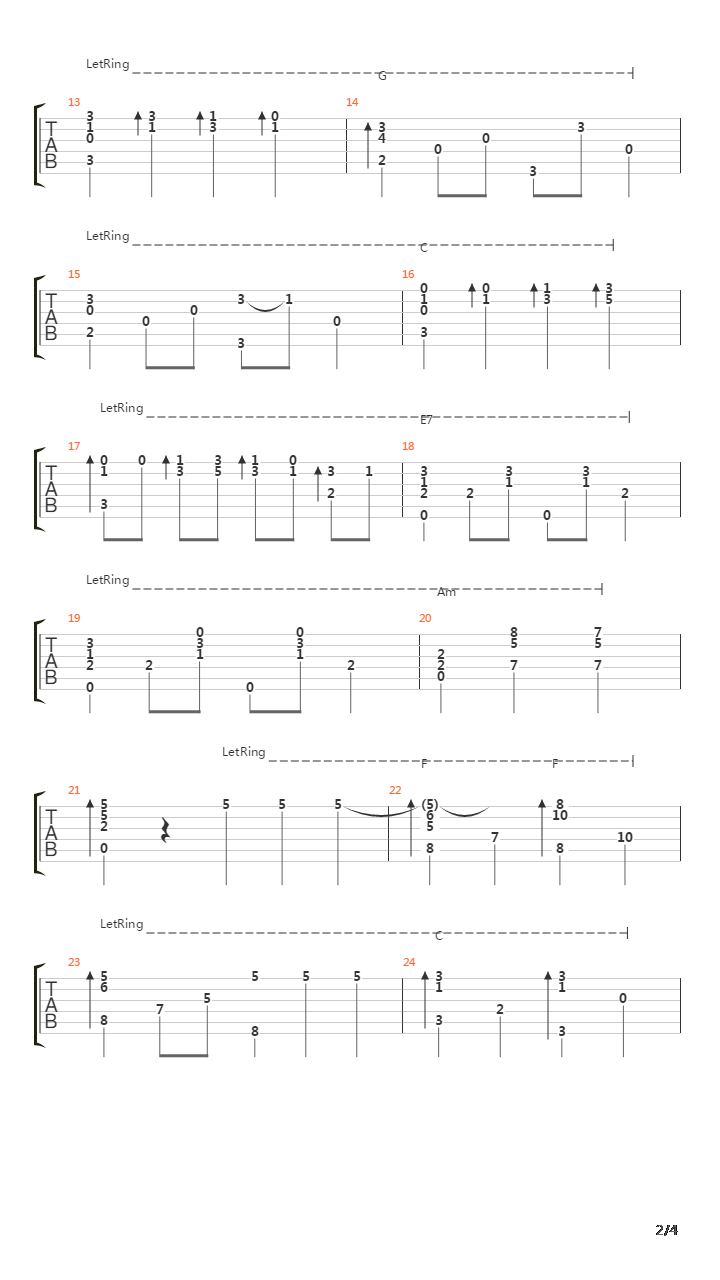 La Chanson De Prevert吉他谱