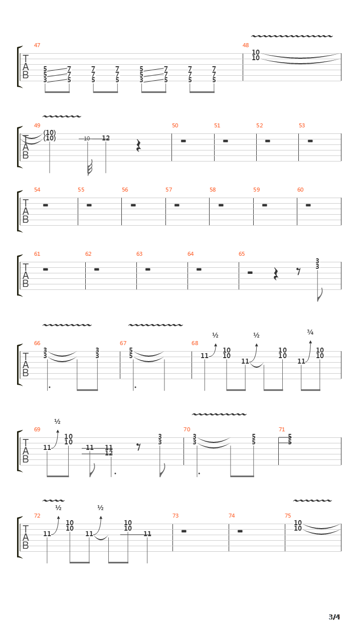 Bodies吉他谱