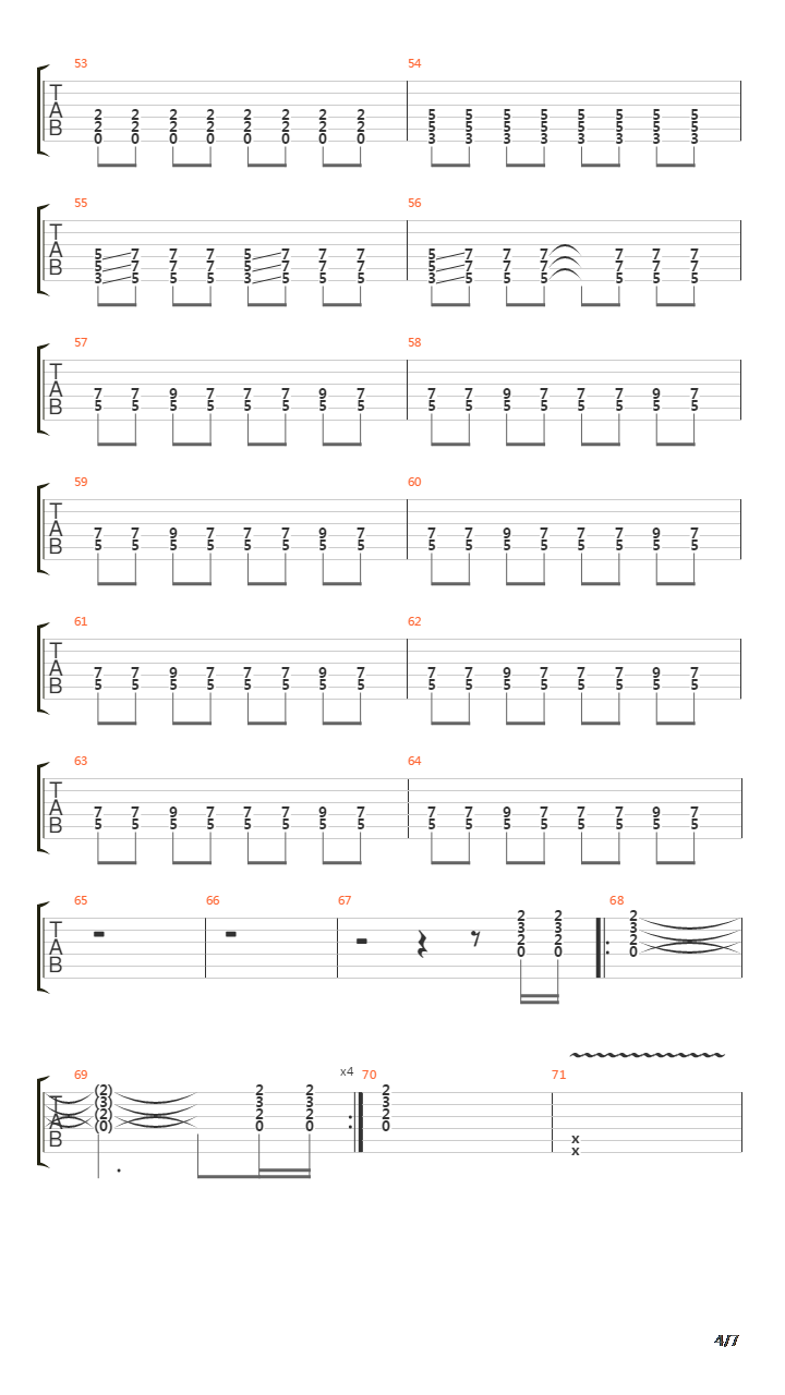 Holidays In The Sun吉他谱