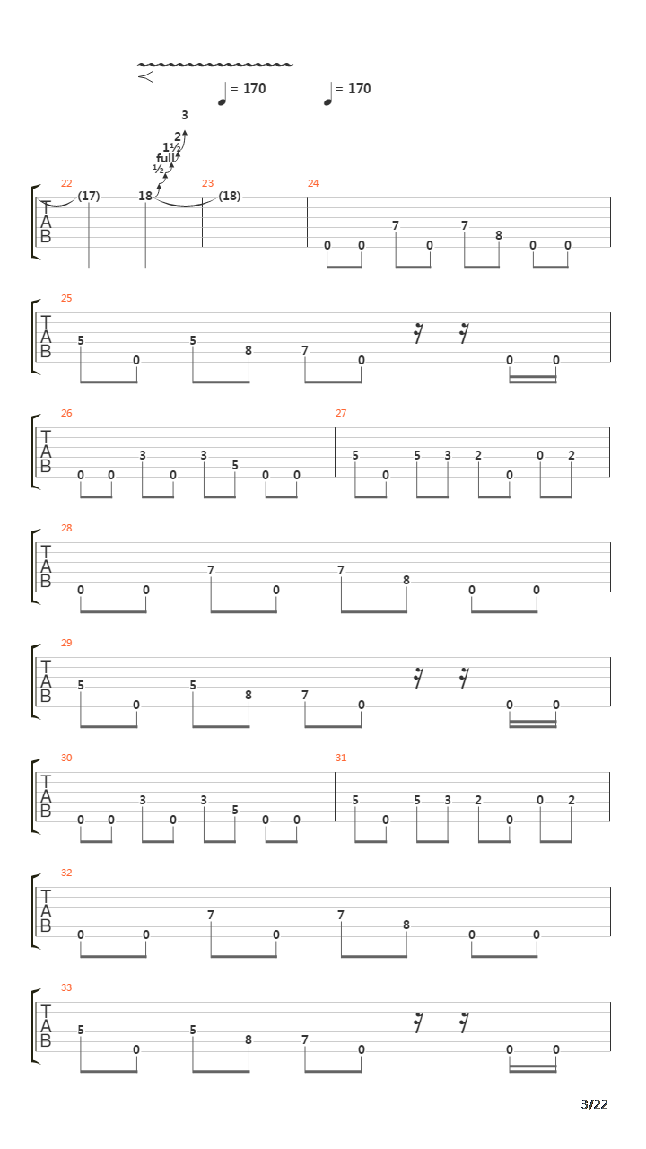 A Fire In Babylon吉他谱