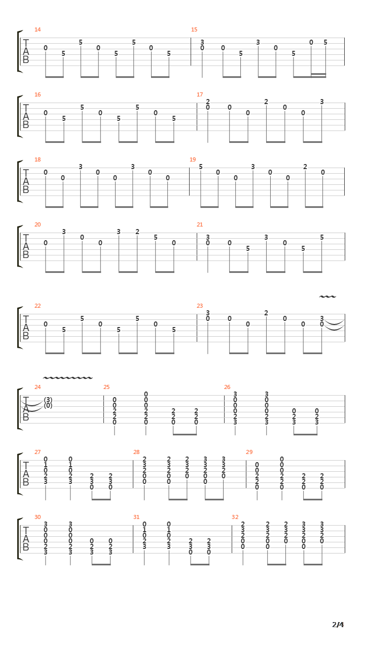 Risen吉他谱