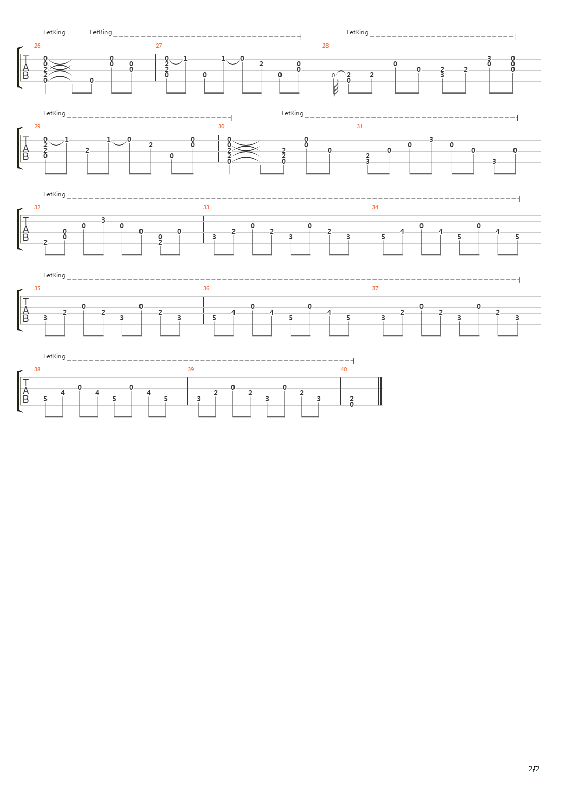 The Great Collapse吉他谱